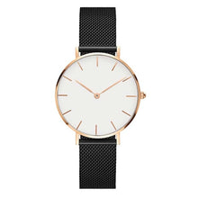 Load image into Gallery viewer, Fashion Big Brand Women Stainless Steel Strap Quartz Wrist Watch Luxury Simple Style Designed Watches Women&#39;s Clock