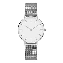 Load image into Gallery viewer, Fashion Big Brand Women Stainless Steel Strap Quartz Wrist Watch Luxury Simple Style Designed Watches Women&#39;s Clock