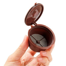 Load image into Gallery viewer, 1Pc Professional Refillable Coffee Filter 4X5.4cm 12g Sweet Taste Reusable Coffee Capsule Plastic PP Basket Dolce Gusto