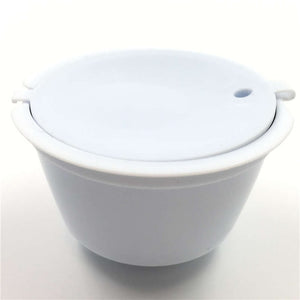 1Pc Professional Refillable Coffee Filter 4X5.4cm 12g Sweet Taste Reusable Coffee Capsule Plastic PP Basket Dolce Gusto